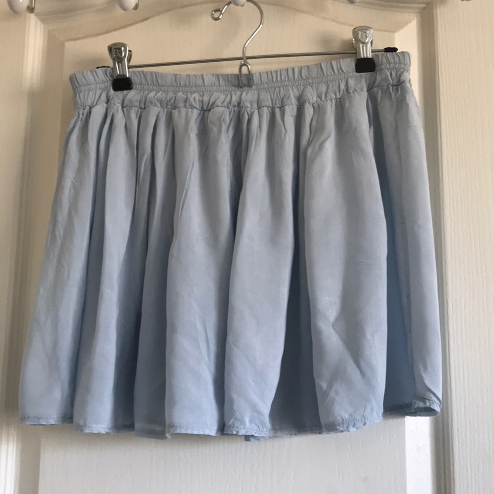 Light Blue Brandy Melville Mini Skirt